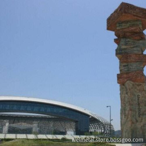 Torch Box Beam, 26th Universiade Stadium Torch Fabrication, Stadium Truss and Beams Fabrication